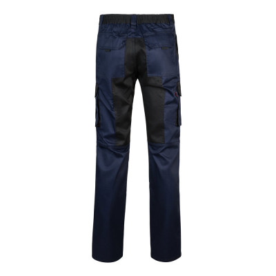 VL NJORD. Two-tone multi-pocket twill trousers (240 g/m²), in cotton (35) and polyester (65)